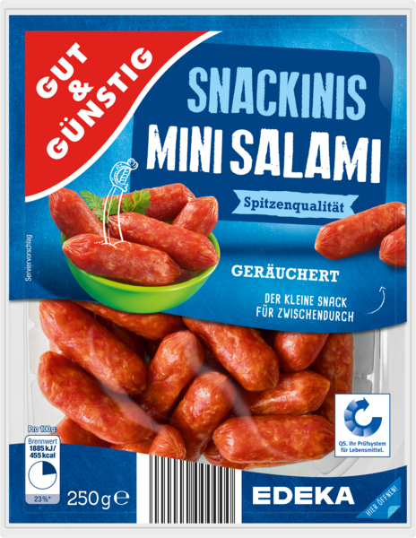 Snackinis, Mini-Salami, Dezember 2017