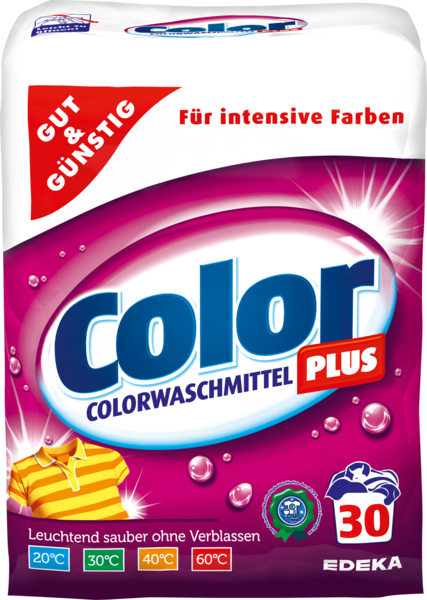 Colorwaschmittel 'Color Plus' Pulver, Dezember 2017