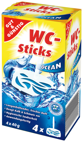WC-Sticks Ocean 4x40g, Dezember 2017