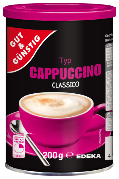 Cappuccino Classico, Januar 2018