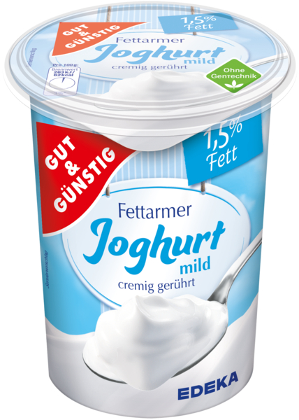 Fettarmer Joghurt mild, Januar 2018