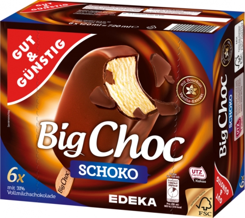 Big Choc Schoko, 3 Stück, Januar 2018