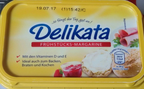 Frühstücks-Margarine, Mai 2017