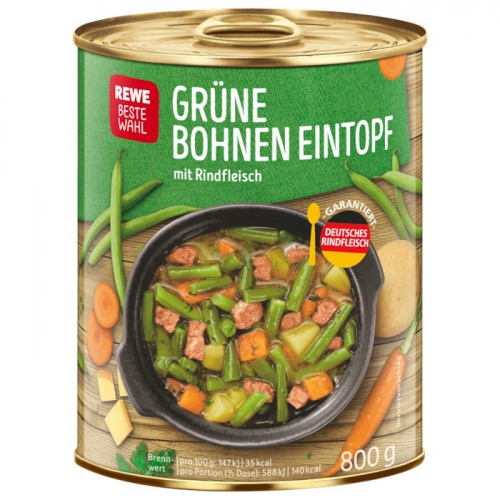 Grüne-Bohnen-Eintopf, April 2018