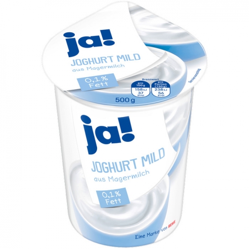 Joghurt mild, 0,1 % Fett, Mai 2017