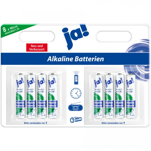 Batterien Alkaline | 1,5 V | Micro | AAA | LR03, Januar 2017