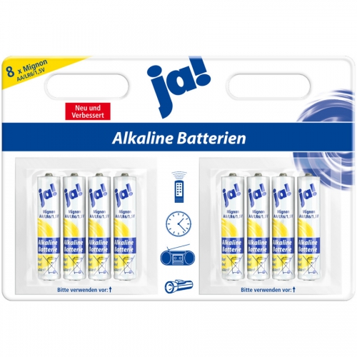 Batterien Alkaline | 1,5 V | Mignon | AA | LR6, Januar 2017