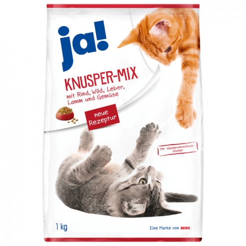 Katzenfutter Knusper-Mix, April 2017