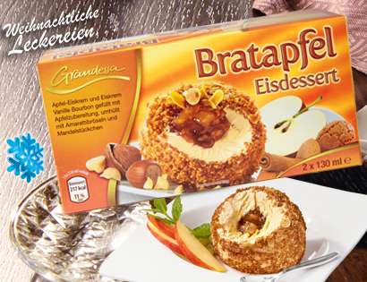 Bratapfel Eisdessert, 2x 130 ml, November 2013