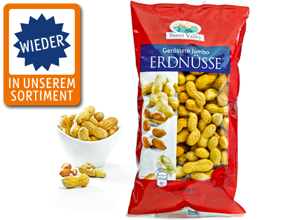 Jumbo-Erdnüsse, geröstet, September 2013