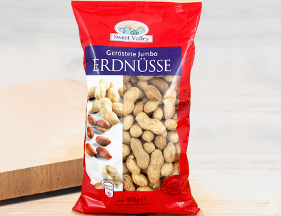 Jumbo-Erdnüsse, geröstet, Oktober 2013