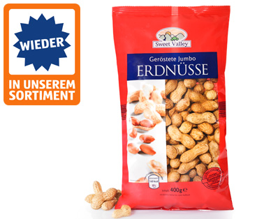 Jumbo-Erdnüsse, geröstet, September 2014