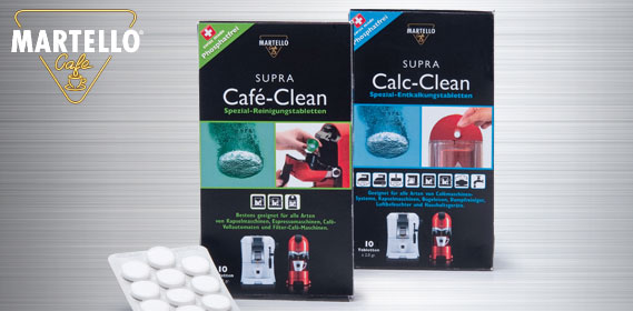 Reinigungstabletten für Kaffee-Maschinen Supra Calc-Clean , Mrz 2012